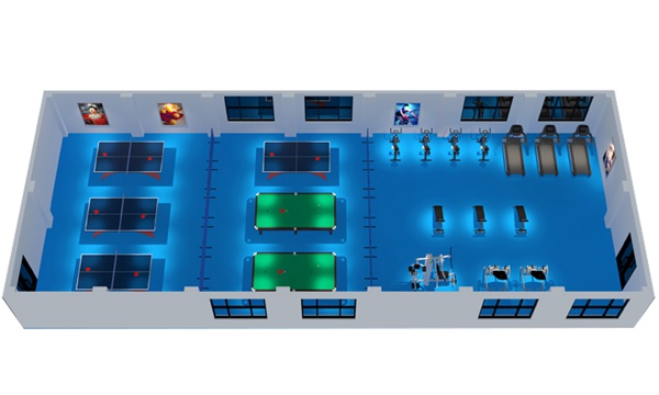 200平方健身房配置方案-广西米兰tiyu健身器材有限公司