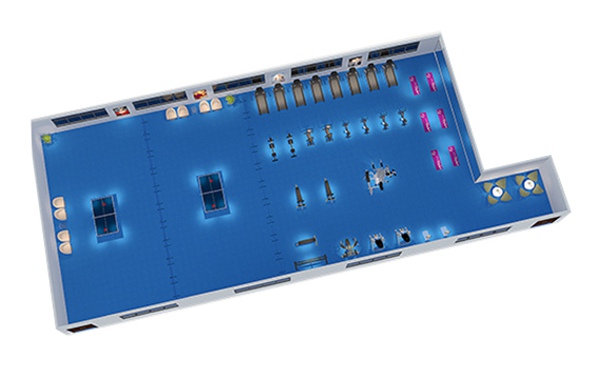 150平方健身房配置方案-广西米兰tiyu健身器材有限公司 150平方健身房配置方案-广西米兰tiyu健身器材有限公司